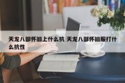 天龙八部怀旧上什么抗 天龙八部怀旧服打什么抗性